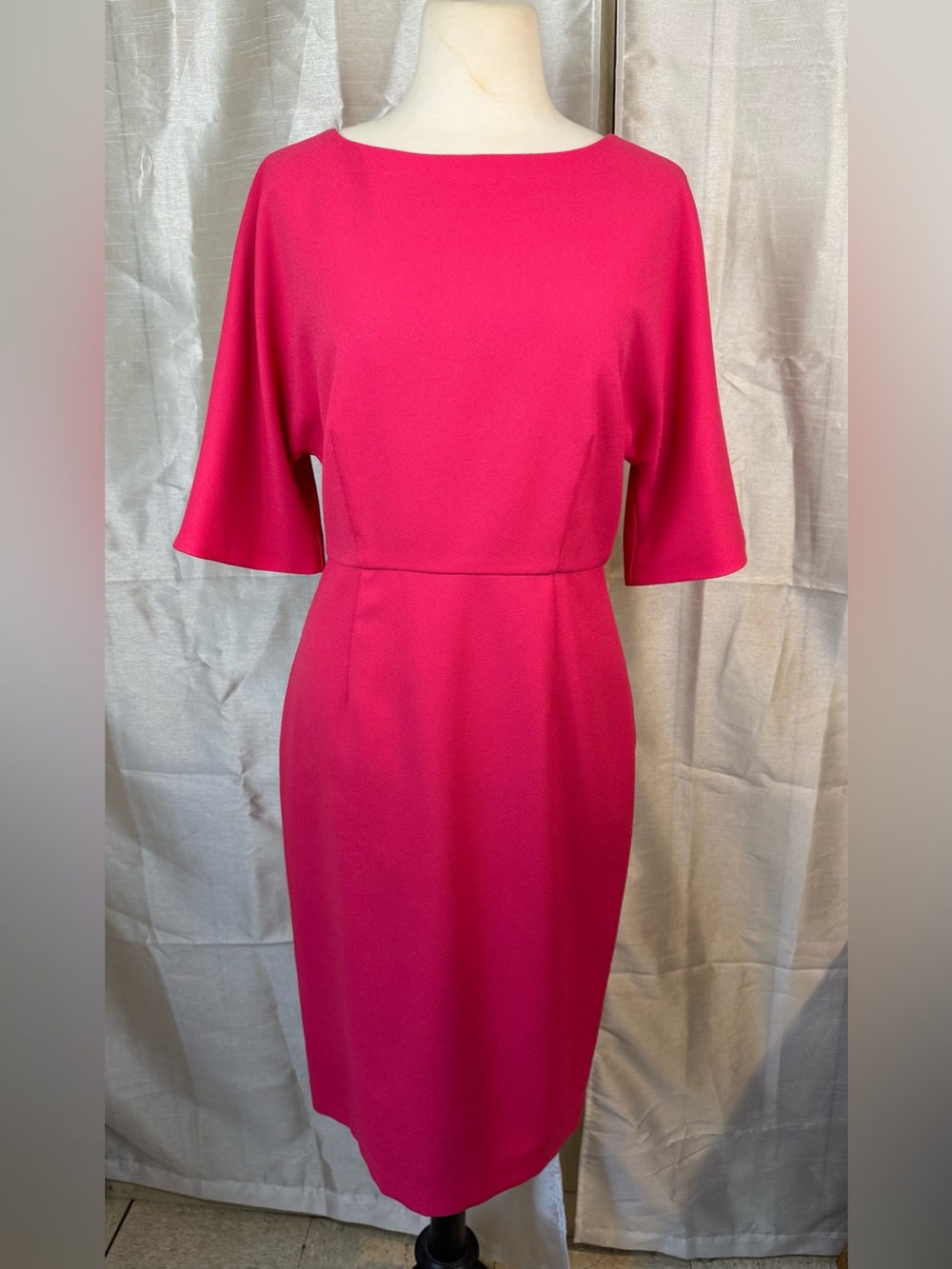 Badgley Mischka Vibrant Midi Sheath Dress
